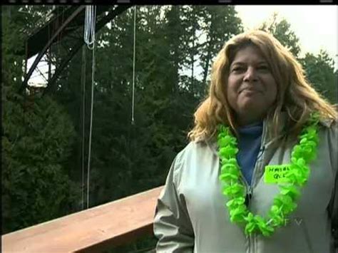 Hundreds line up for naked bungee jump